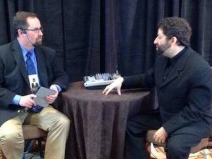 Derek Gilbert and Jonathan Cahn at the 2014 Orlando Prophecy Summit