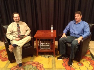 Derek Gilbert and Cris Putnam at the 2014 Pikes Peak Prophecy Summit
