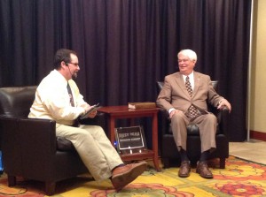 Derek Gilbert at Dr. Tommy Ice at the 2014 Pikes Peak Prophecy Summit